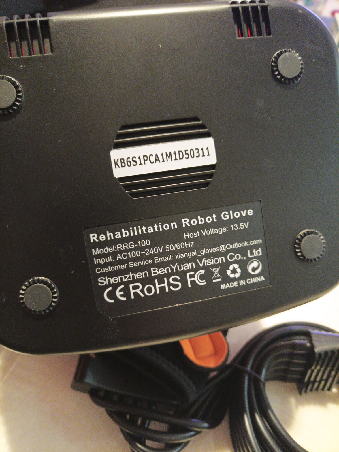 Rehabilitation Robot Training Glove Left Hand Medium RPG-1008