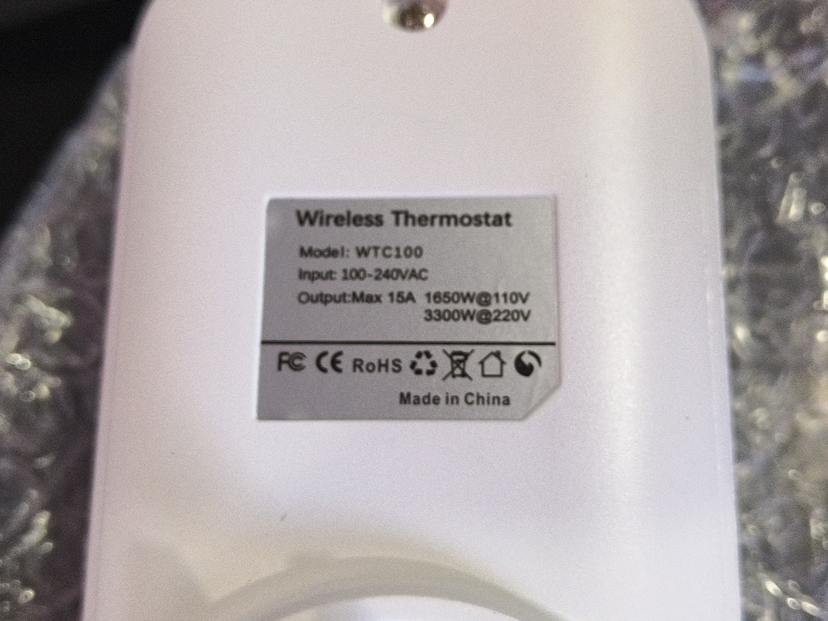 DIGITEN Wireless Thermostat Temperature Controller 2 Outlet Remote Control Built3