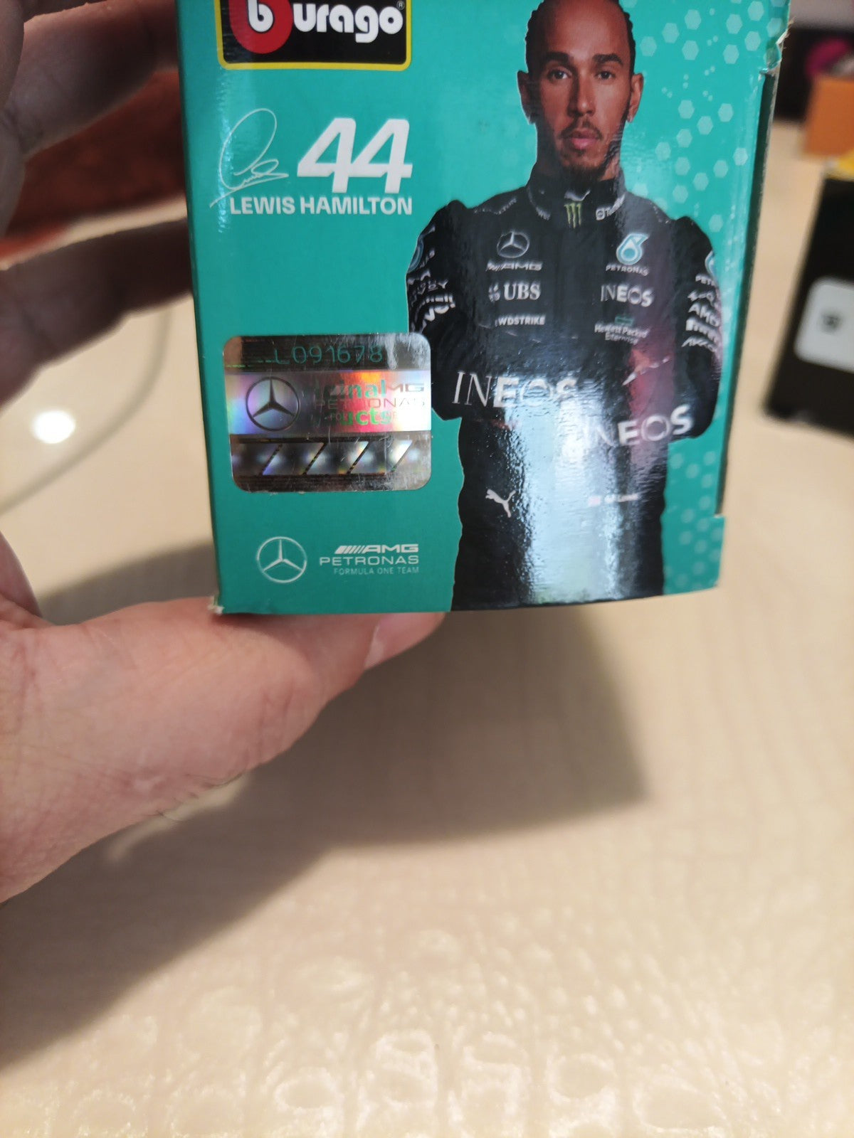 New Bburago 2023 Mercedes AMG F1 W14 E Performance George Russell #44 1:43 Scale8