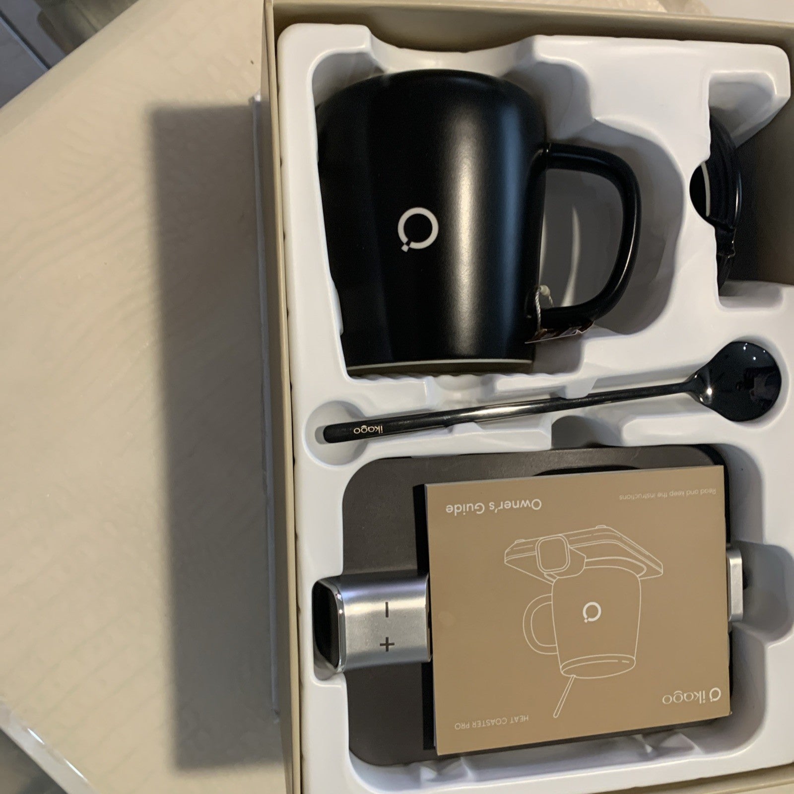 Smart Heated Coffee Mug Warmer & Mug Set - Heated Mug Warmer with Auto Shut Off,4