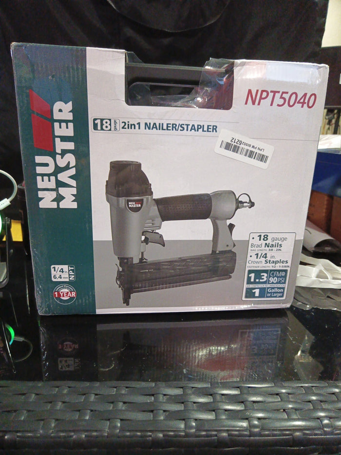 Neumaster NPT5040 Pneumatic Air 2 in 1 Nailer/Stapler 18ga New Ready to Ship!!!0