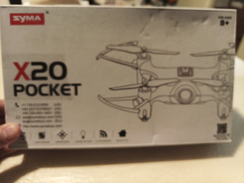 NEW Syma X20 Pocket Drone 4 Channel Remote Control Quadcopter in Blue