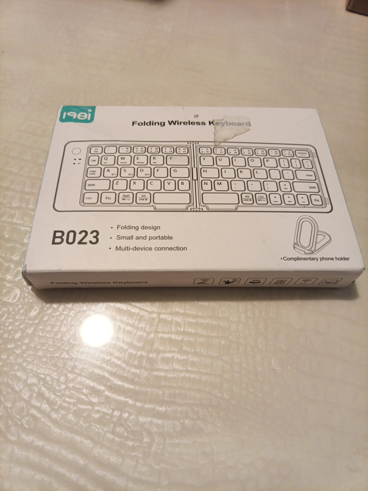 Wireless Foldable Mini Keyboard 3-System Compatible for Tablet/Phone/Laptop7