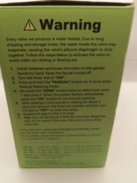NEW RainPoint Programmable 2 Zone Water Timer - Model Number ITV2052