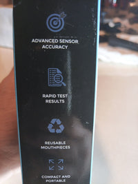 Professional Breathalyzer, With Disposable Mouth Pieces, Black, With Case1