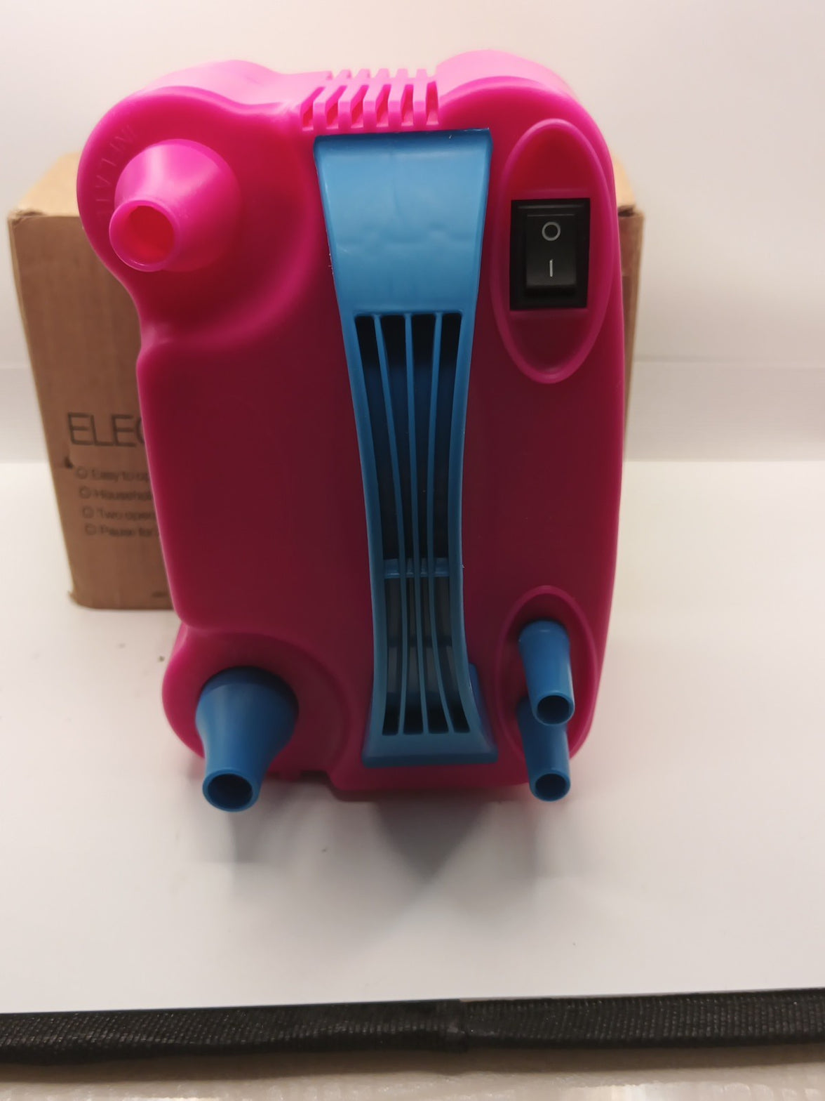 Inflatable Electric Balloon Pump Double Hole Electric Air Ballon Inflator Pump4