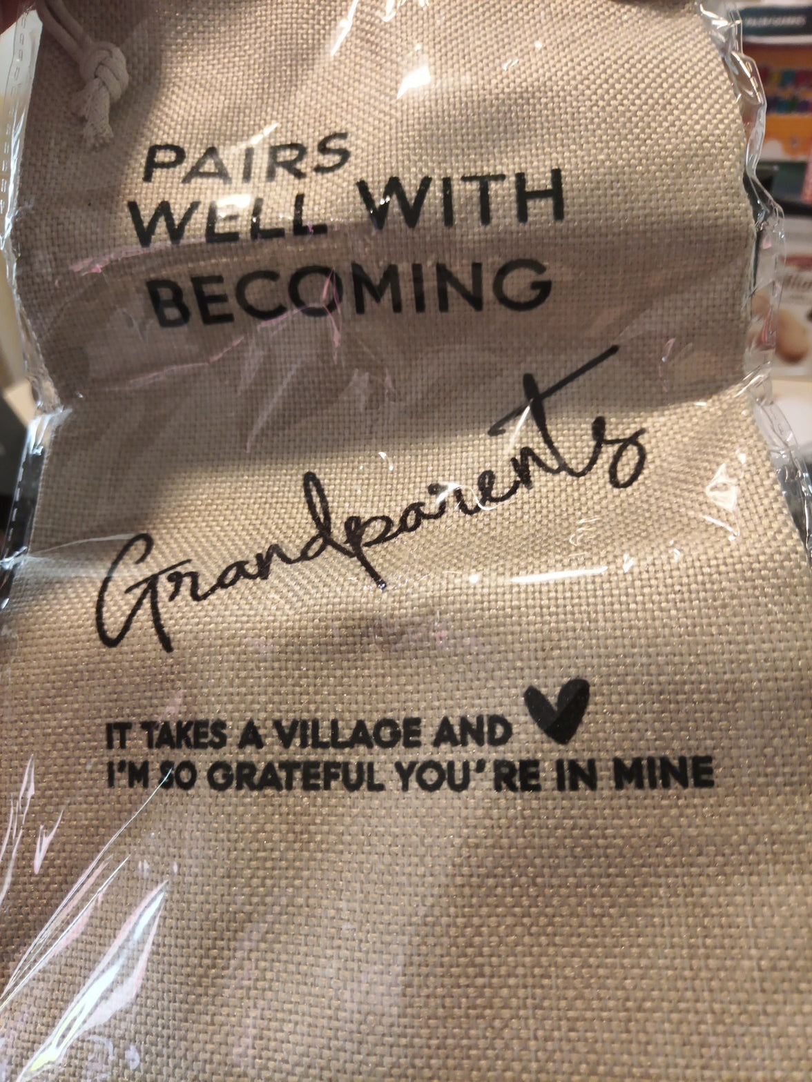 Stemless Wineans And Whisky Glass – Grandparents Celebration Gift – New With Bag6