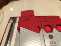 Callaway Golf super fast  Bold RED Golf Balls ~NEW~ THREE  15 Balls2