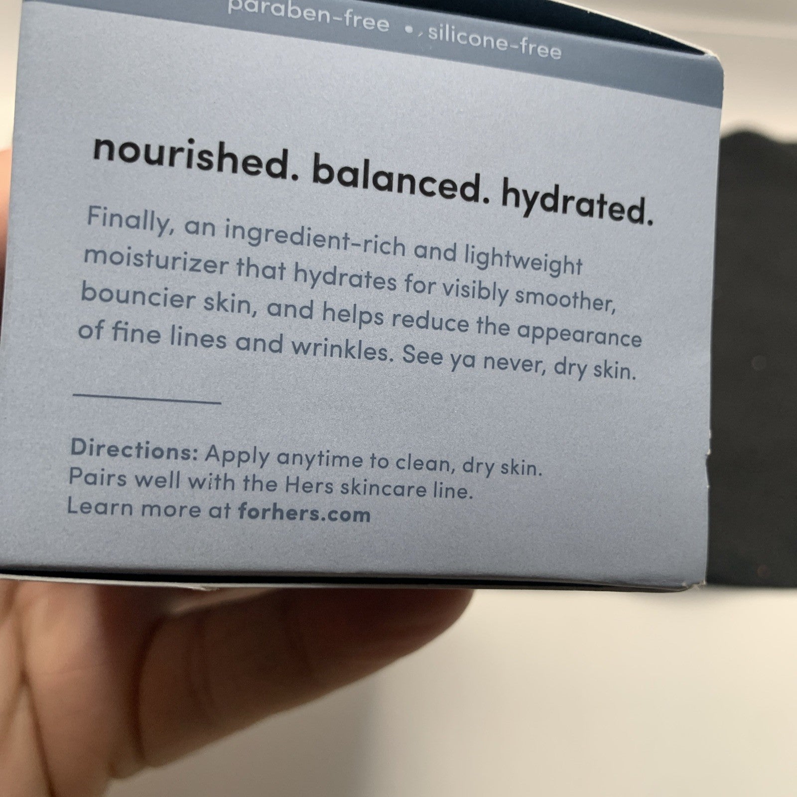Hers • instant moisturizer • Hydrobounce  50 mL / 1.7 FL OZ each Lot Of 2. New3