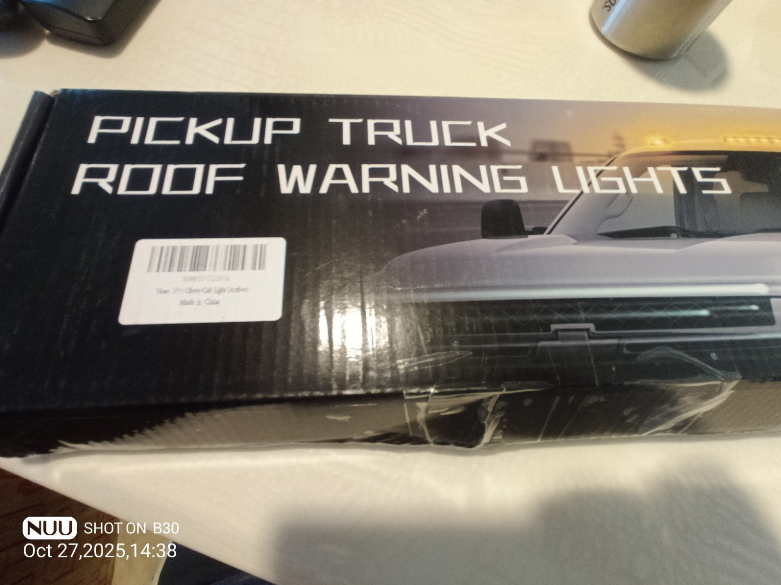 Pick Up Roof Warning Light for Chevy Cab - Amber -  Waterproof IP680