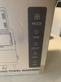 Towel Warmer 35L Folding Hot Towel Warmer for Bathroom - Heating & Drying Modes,2