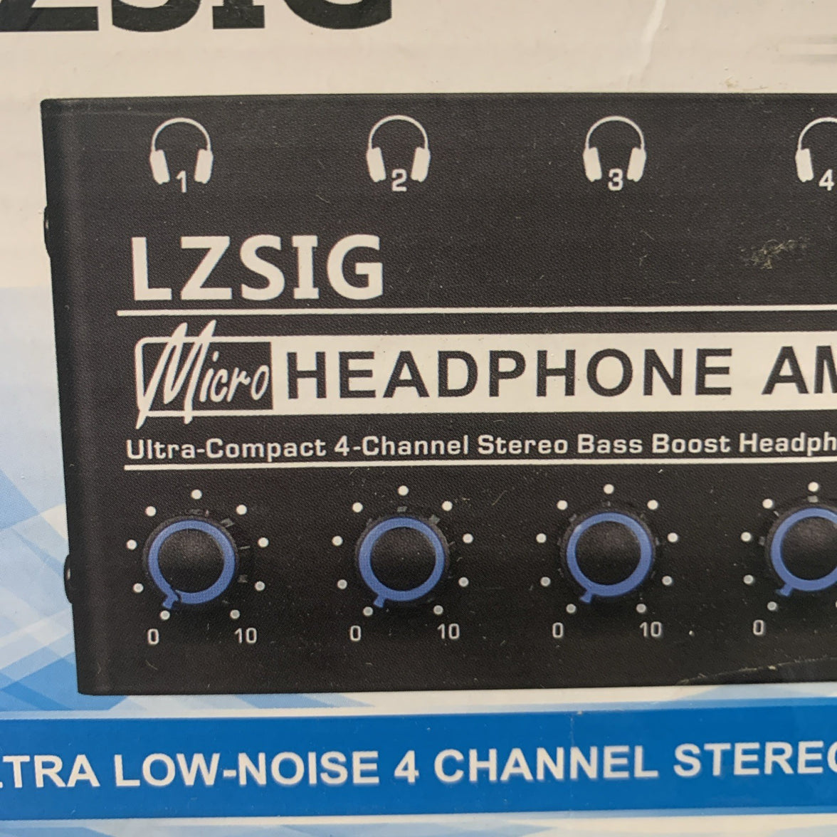 LZSIG Ultra Low Noise 4-Channel Stereo Headphone Amp. *New* [E2 33]3