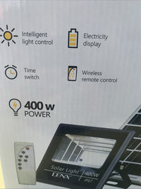 400W LED Solar Floodlight Panel Street Lights Outdoor Waterproof Remote Control1
