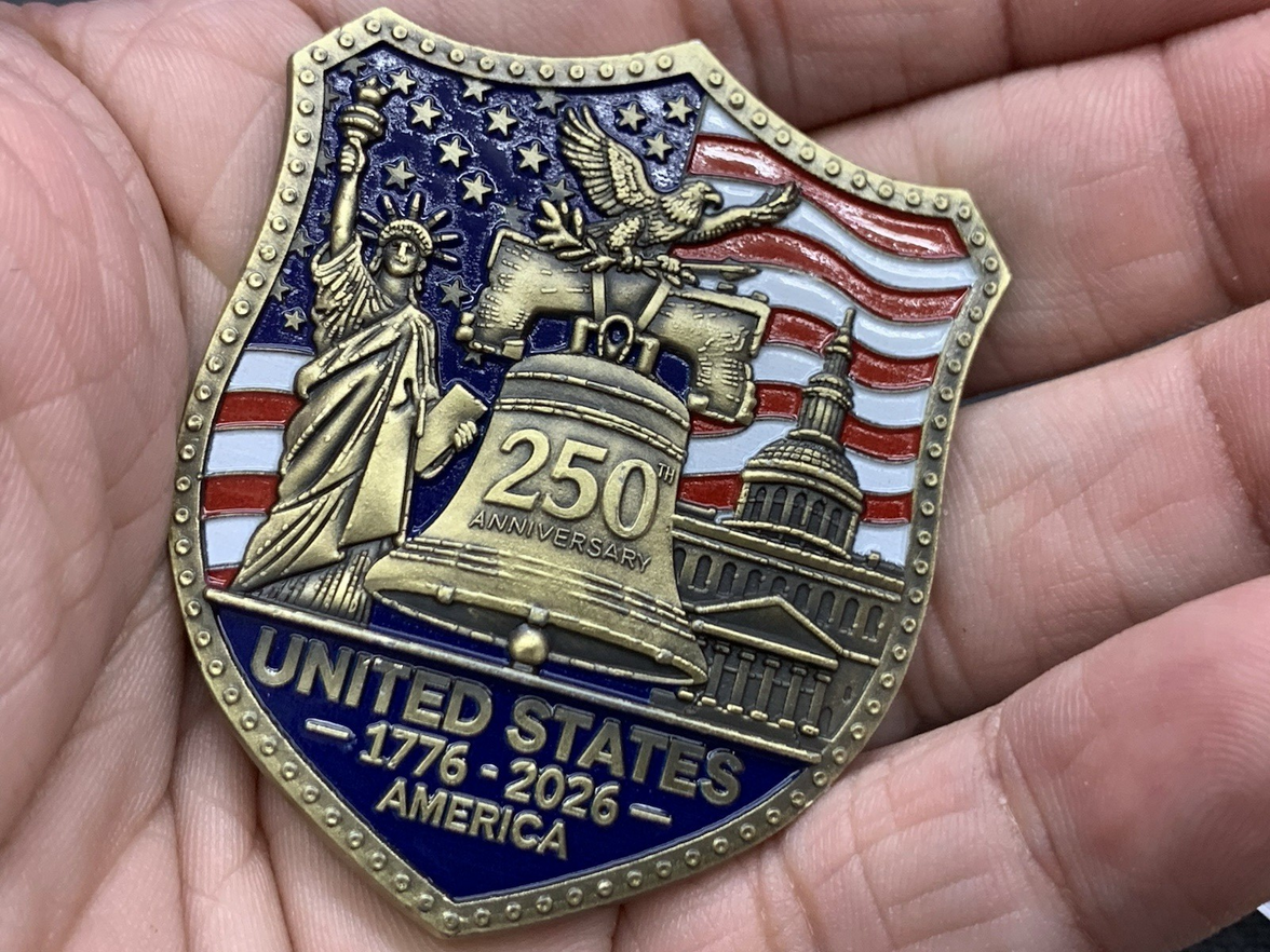 Set Of 7 Different America 250th Anniversary Commemorative Challenge Coin $ave!!6