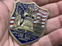 Set Of 7 Different America 250th Anniversary Commemorative Challenge Coin $ave!!6