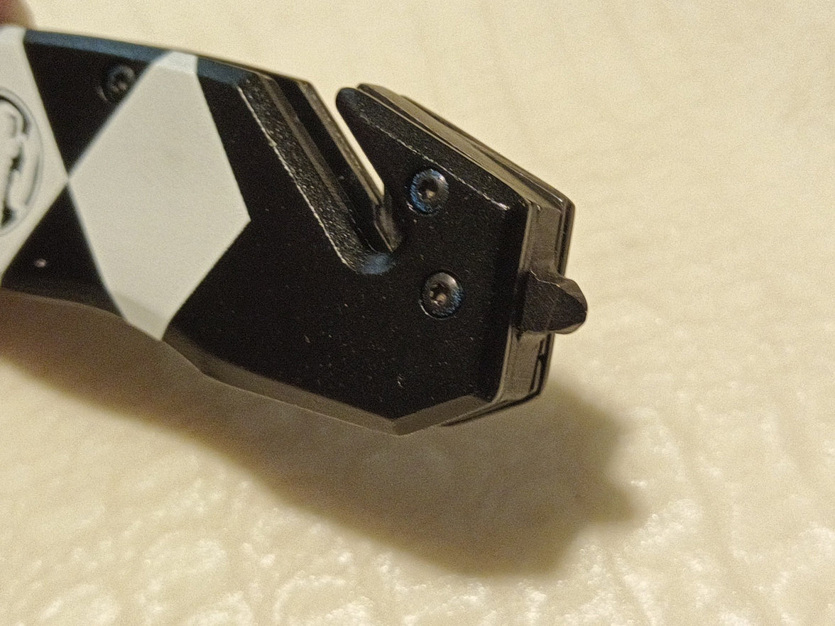 Black Power Ranger Pocket Knife Spring Assisted EDC Blade, Glass Breaker & Seatb4