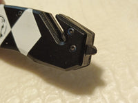 Black Power Ranger Pocket Knife Spring Assisted EDC Blade, Glass Breaker & Seatb4