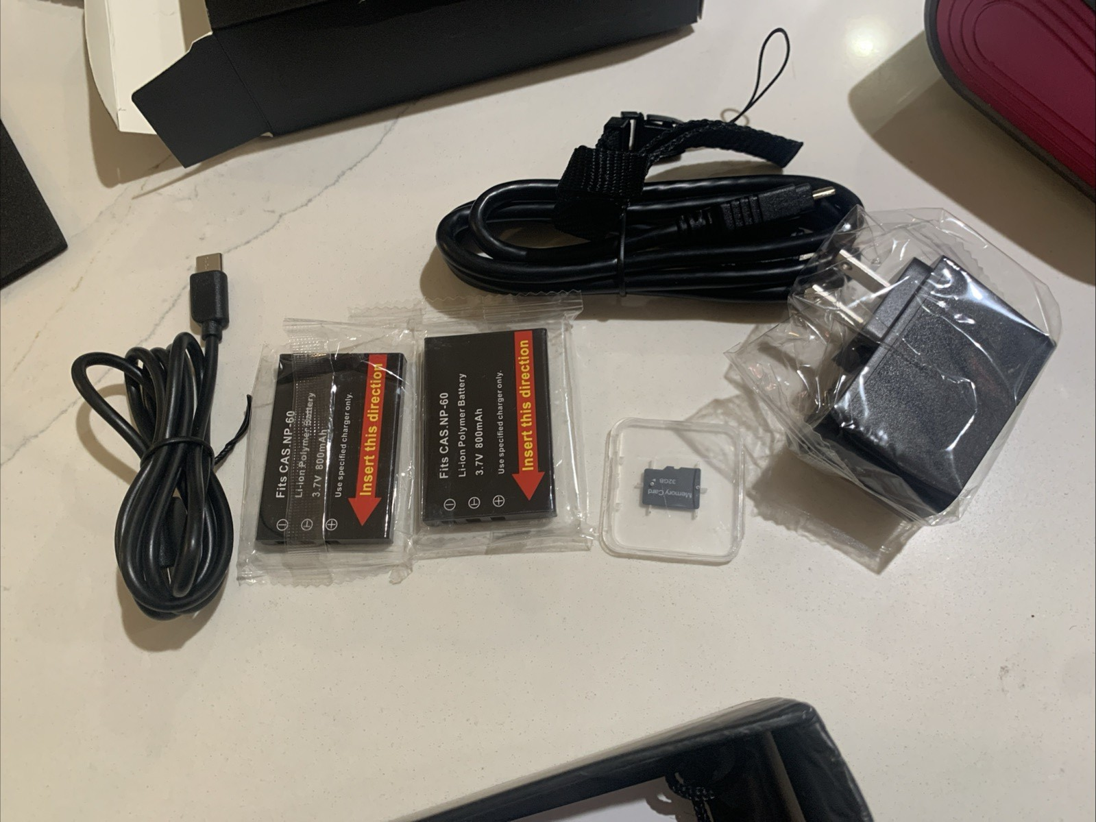 Shenzhen Sonida DC203 Digital Camera w/ Batteries & Box-5k Ultra HD8