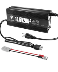14.6V 20A LiFePO4 Lithium Smart Battery Charger with Anderson Connector0