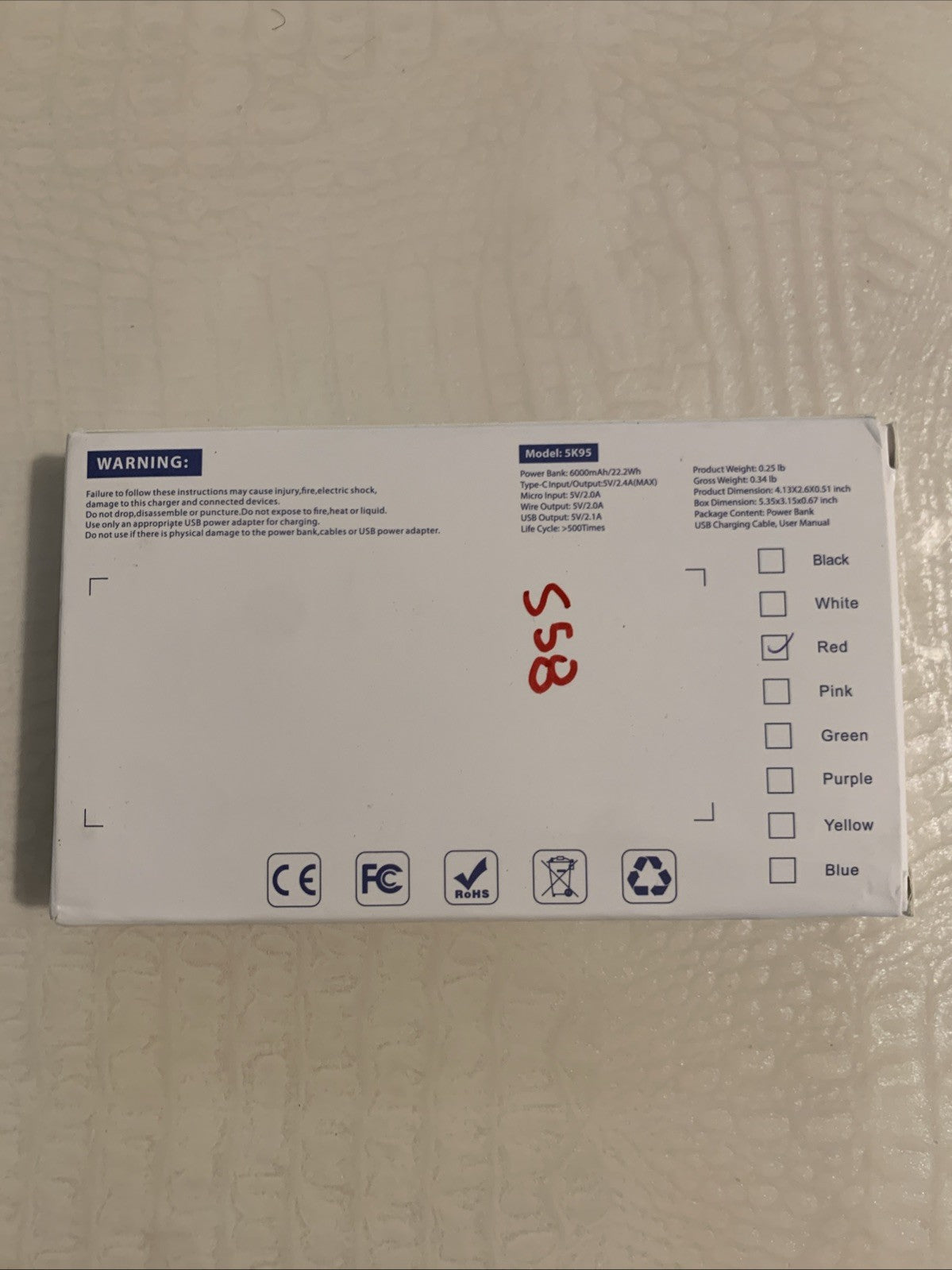 Power Bank Battery Nisso -6000 mAh USB C And FireWire1