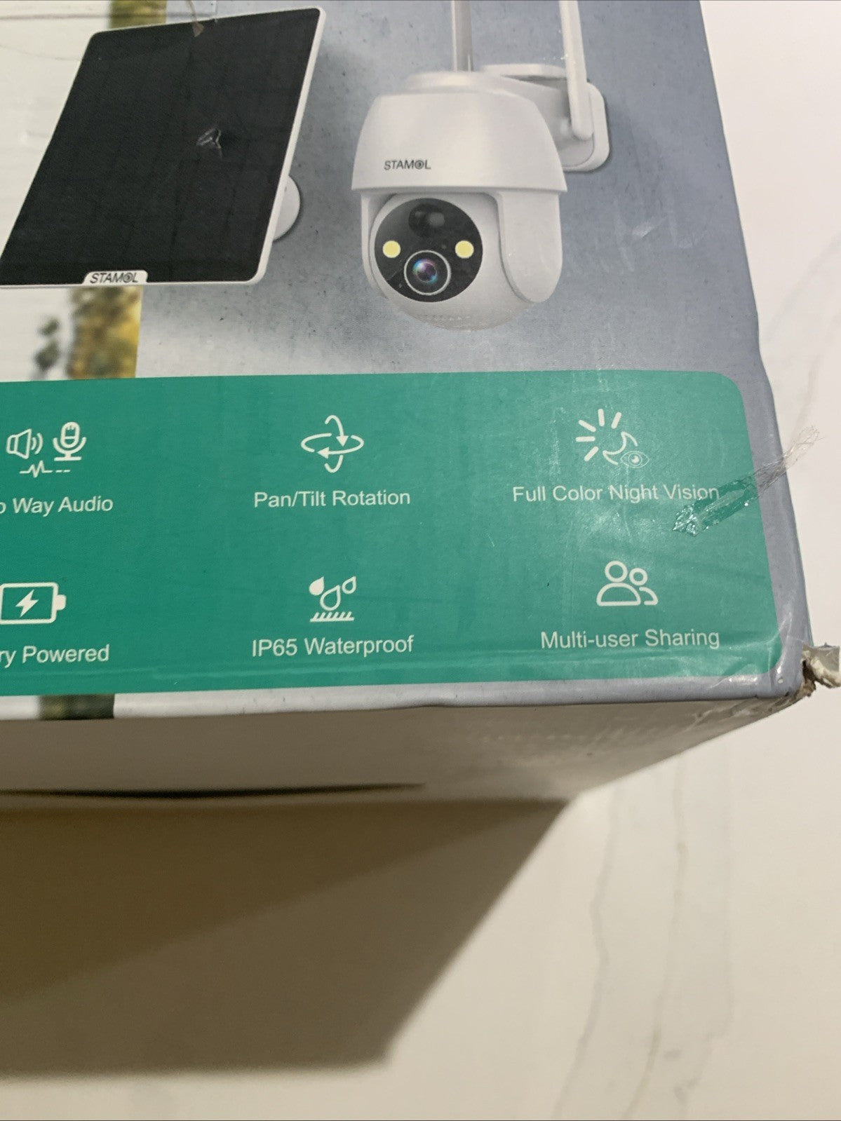 4G LTE Cellular Solar Security Camera Wireless Outdoor No WiFi Needed 30° View3