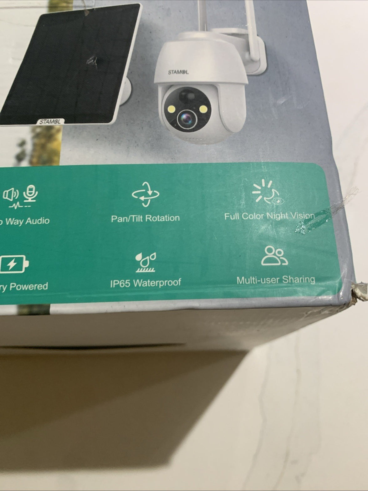 4G LTE Cellular Solar Security Camera Wireless Outdoor No WiFi Needed 30° View3