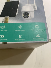 4G LTE Cellular Solar Security Camera Wireless Outdoor No WiFi Needed 30° View3