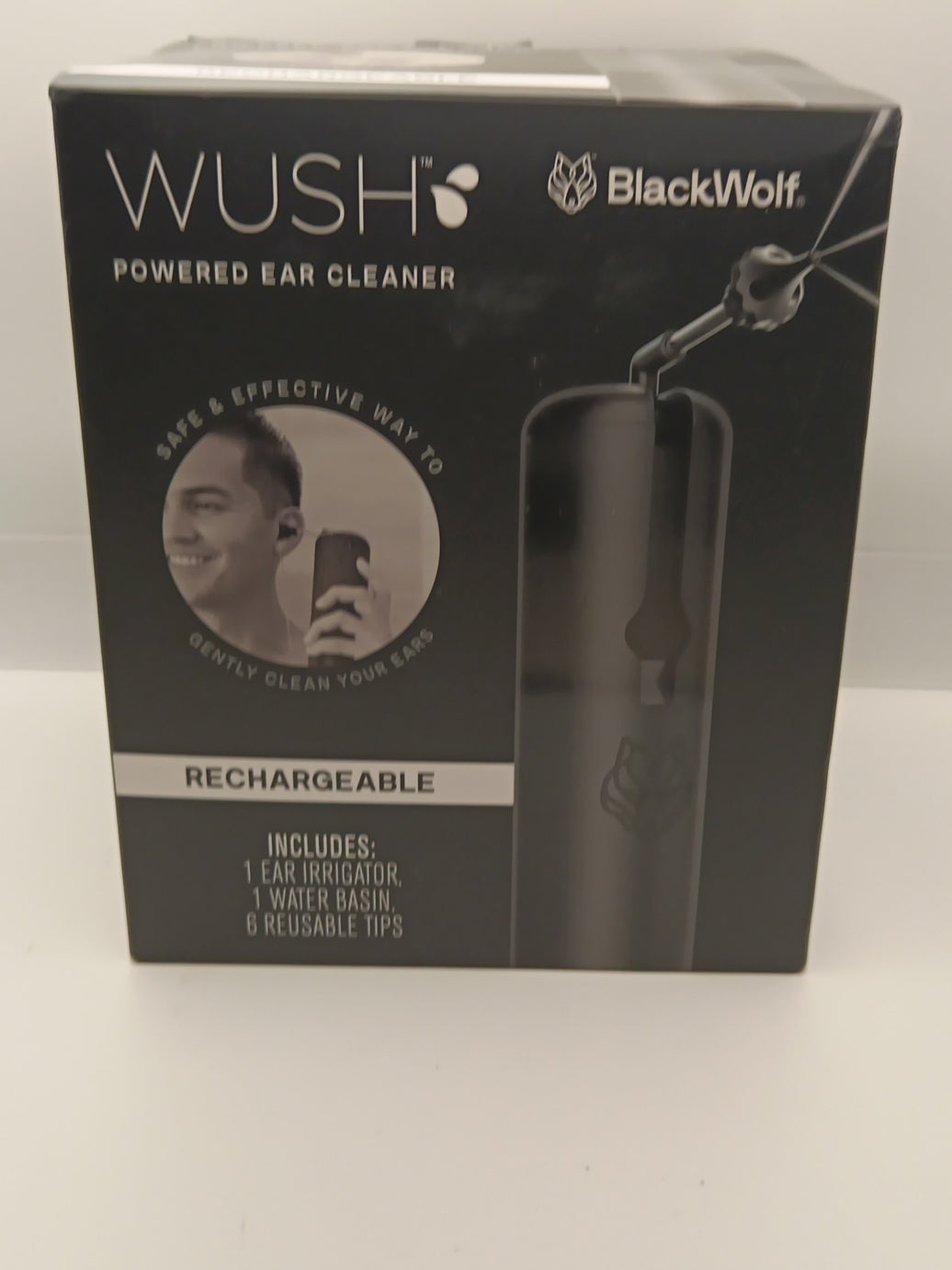 Blackwolf Wush '0706' Rechargeable Powered Ear Cleaner Sealed NEW0