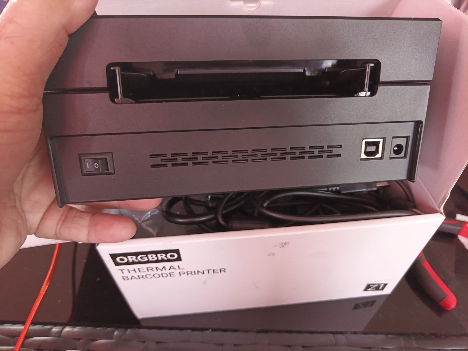 ORGBRO Z1 Thermal Label Printer | USB Barcode Shipping Printer – New Open Box4