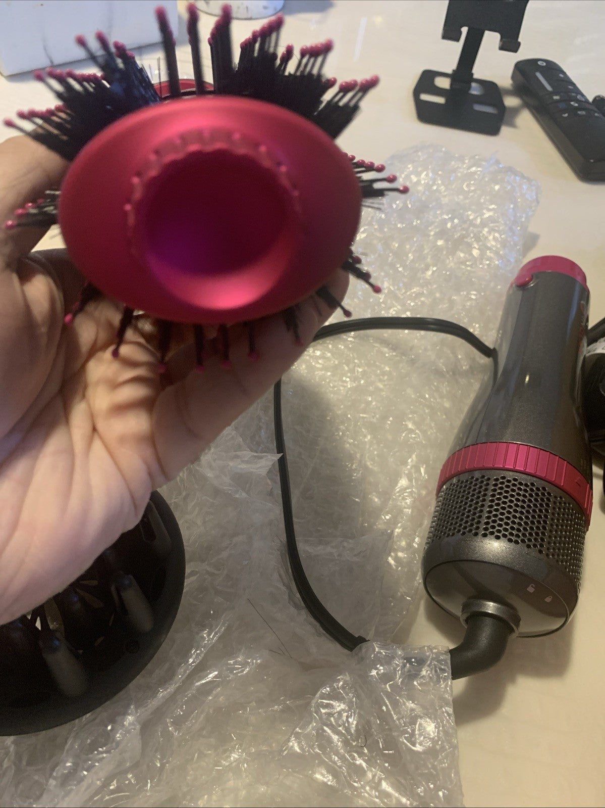 IG INGLAM MegaAIR Styler, 5 in-1 Professional Interchange Hair Dryer Brush 11...9