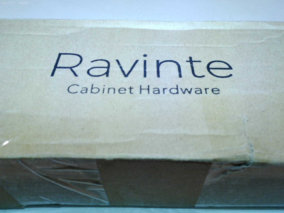 Ravinte 10 Pack Solid 5 Inch Center to Center Slim Square Bar Drawer Handles New6