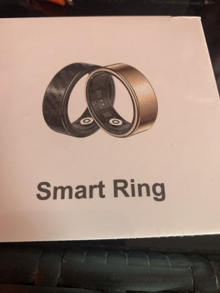 Smart Ring Fitness Tracker – iOS & Android Compatible (RWFit App) Size 10, Black0