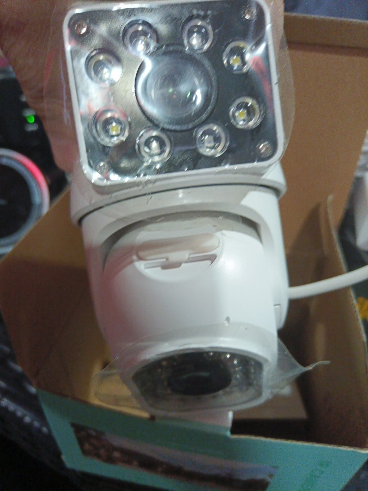 IP Camera Wireless WiFi Remote With Two Built-in Lenses View Outdoor Security1