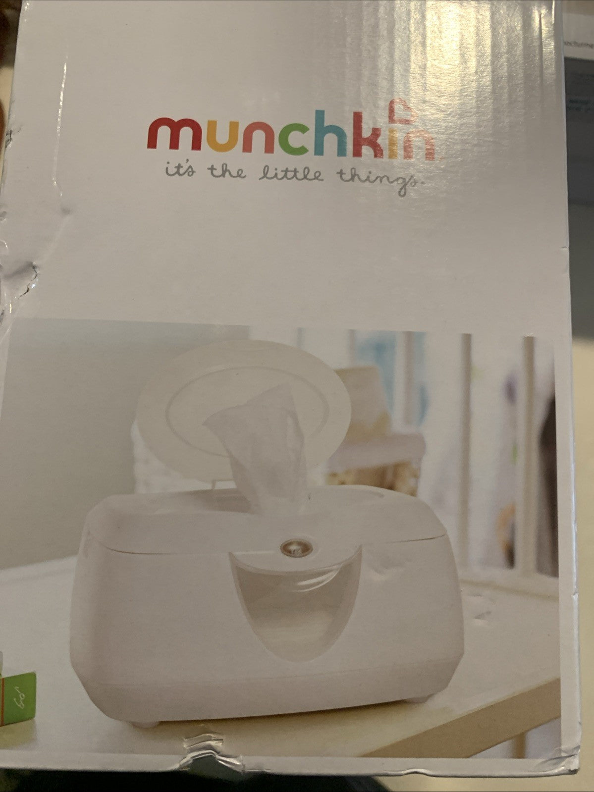 MUNCHKIN Warm Glow Wipe Warmer Soft Night Light  New In Box1