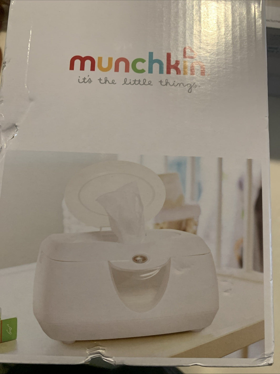 MUNCHKIN Warm Glow Wipe Warmer Soft Night Light  New In Box1