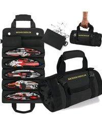 Tool Roll Bag Expanded 5 Compartments and 2 Removable Bags Portable3