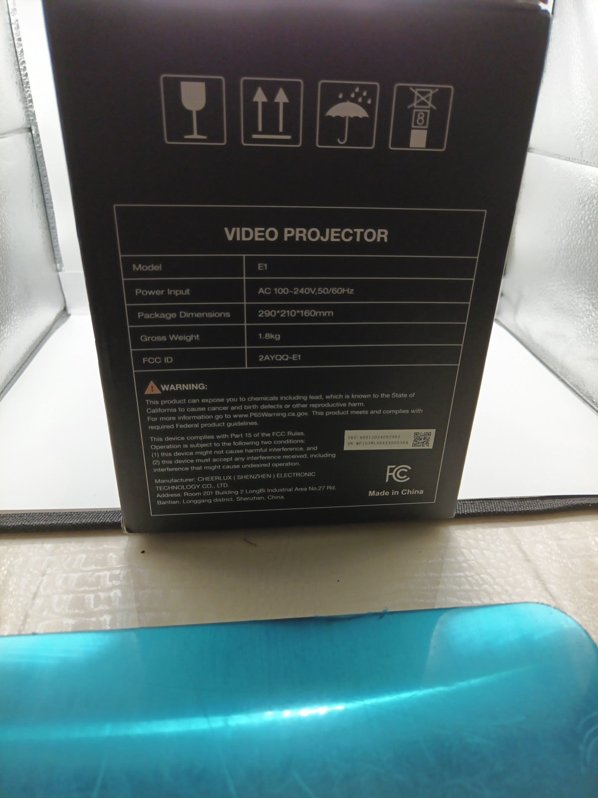 Nicpow VIDEO PROJECTOR WITH WI-FI AND AUTO FOCUS KEYSTONE BLUETOOTH 1080P2