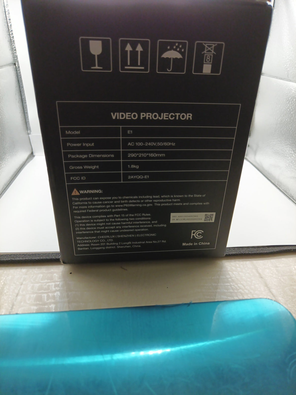Nicpow VIDEO PROJECTOR WITH WI-FI AND AUTO FOCUS KEYSTONE BLUETOOTH 1080P2