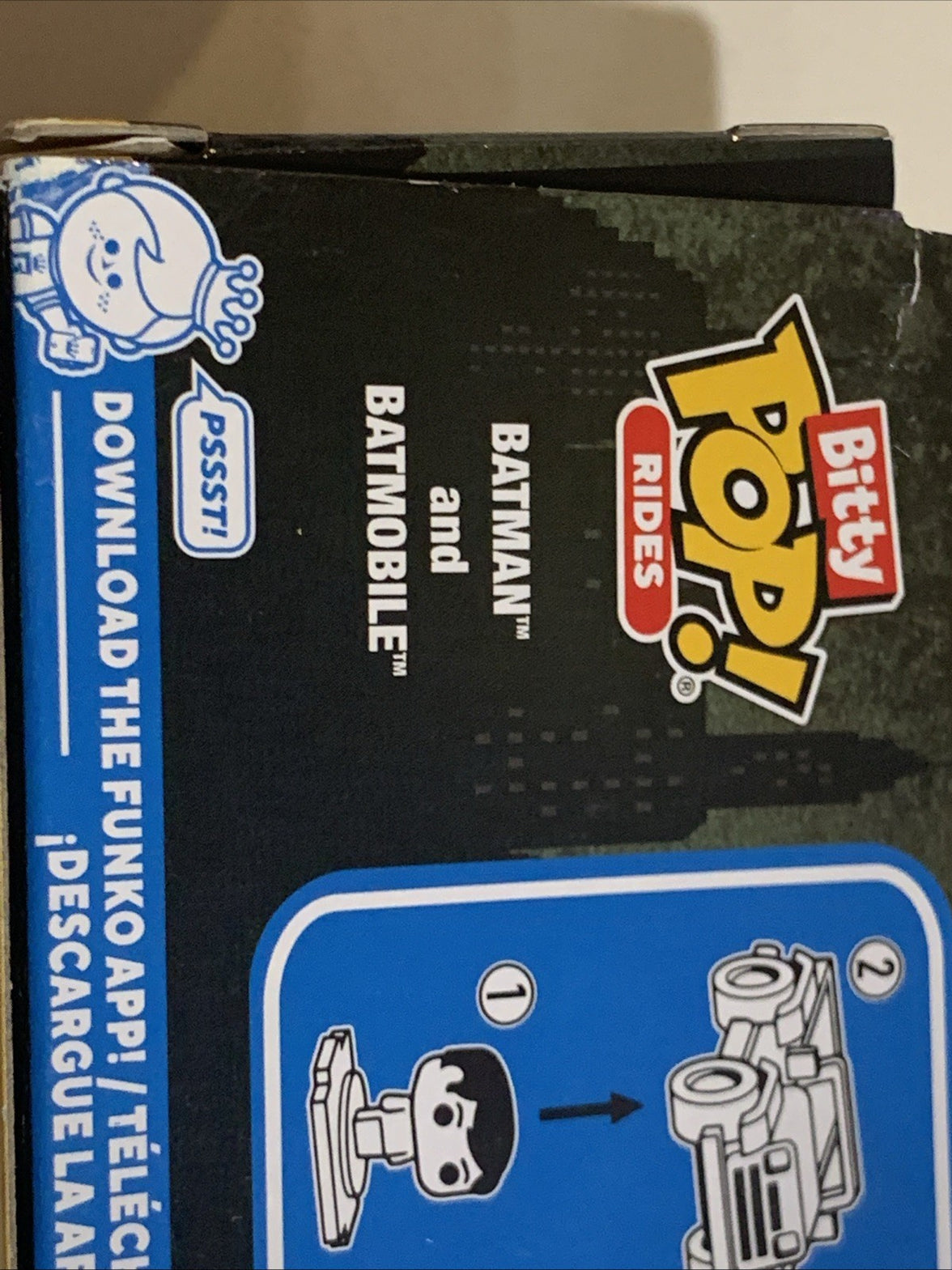 Funko Bitty POP! Rides: DC BATMAN WITH BATMOBILE New & Sealed Box FREE SHIPPING6