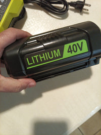 1~4x 6.0/8.0AH Battery/Charger For Ryobi 40V Lithium-Ion OP4026 OP40601 OP4050A3