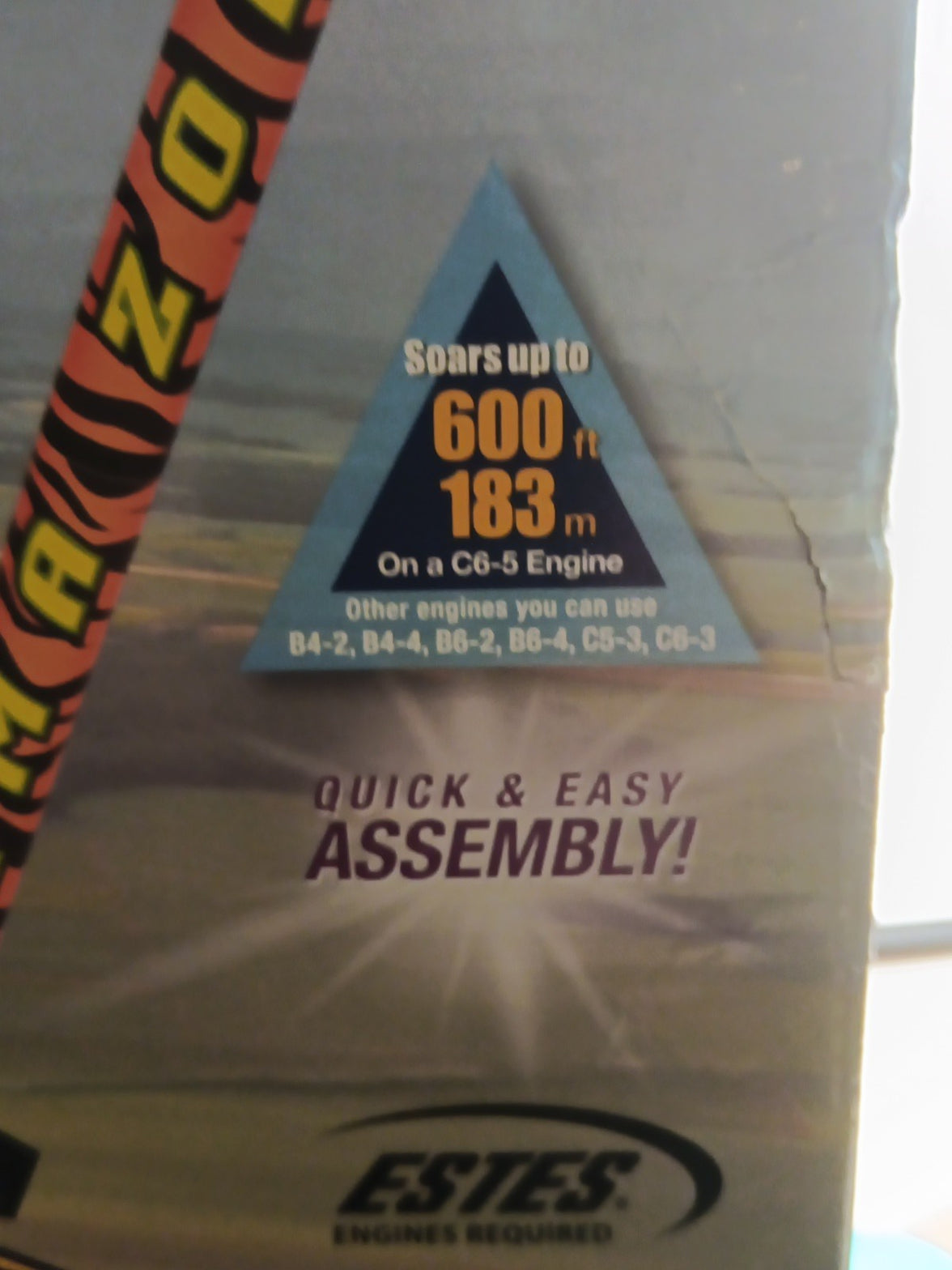 ESTES TANDEM-X FLYING MODEL ROCKET KIT #14693