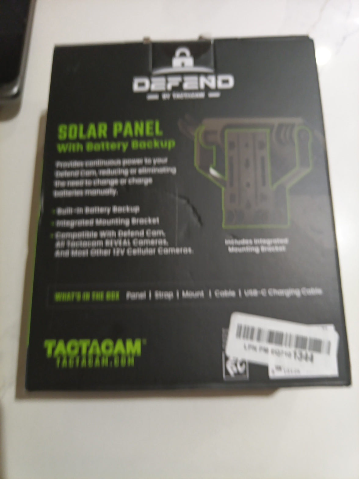 Defend by Tactacam Solar Panel for Cellular Security Camera with battery backup4