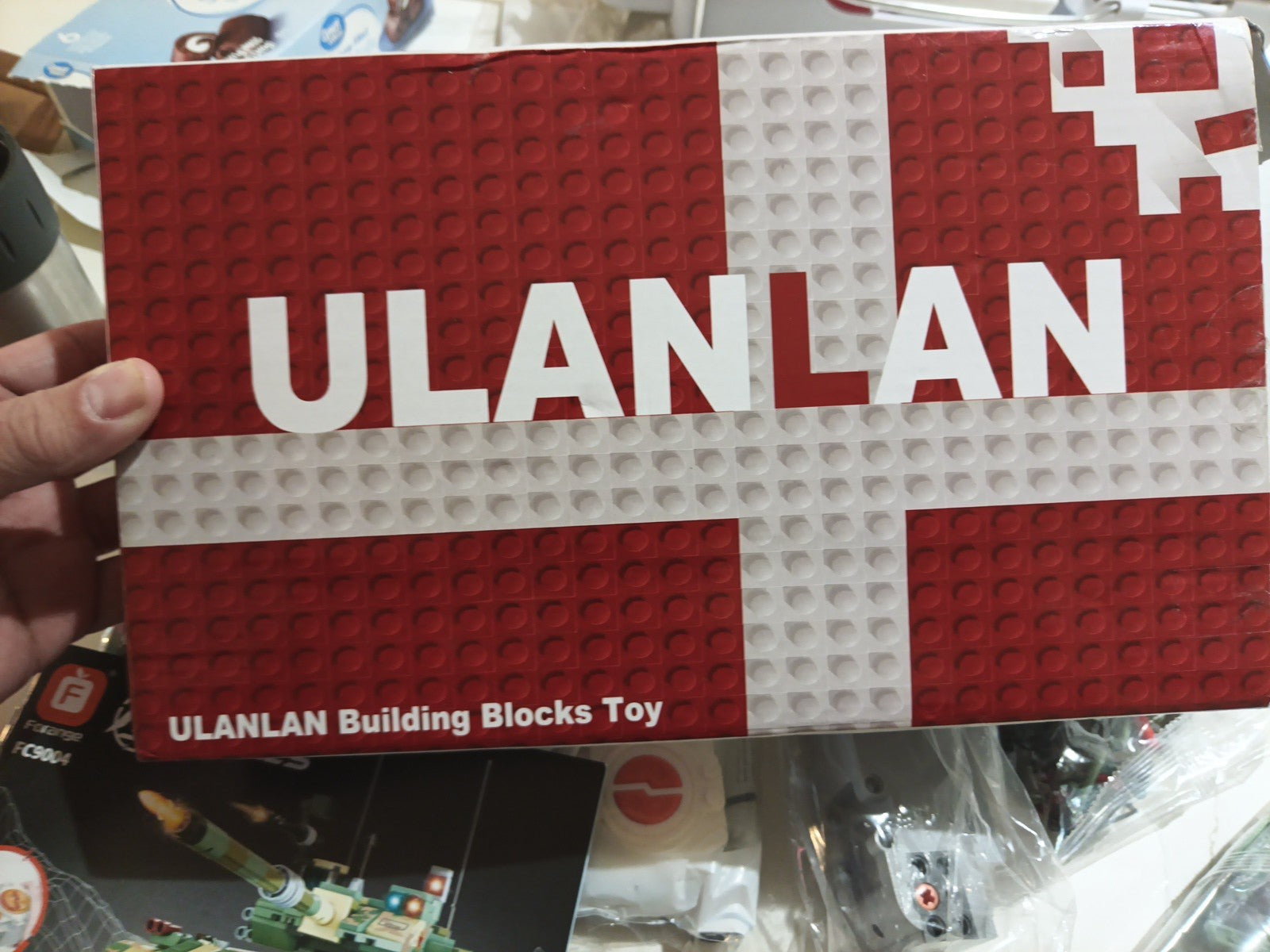 Ulanlan Building Blocks Tank Rocket Shooting Model FC9004 With Remote Control6