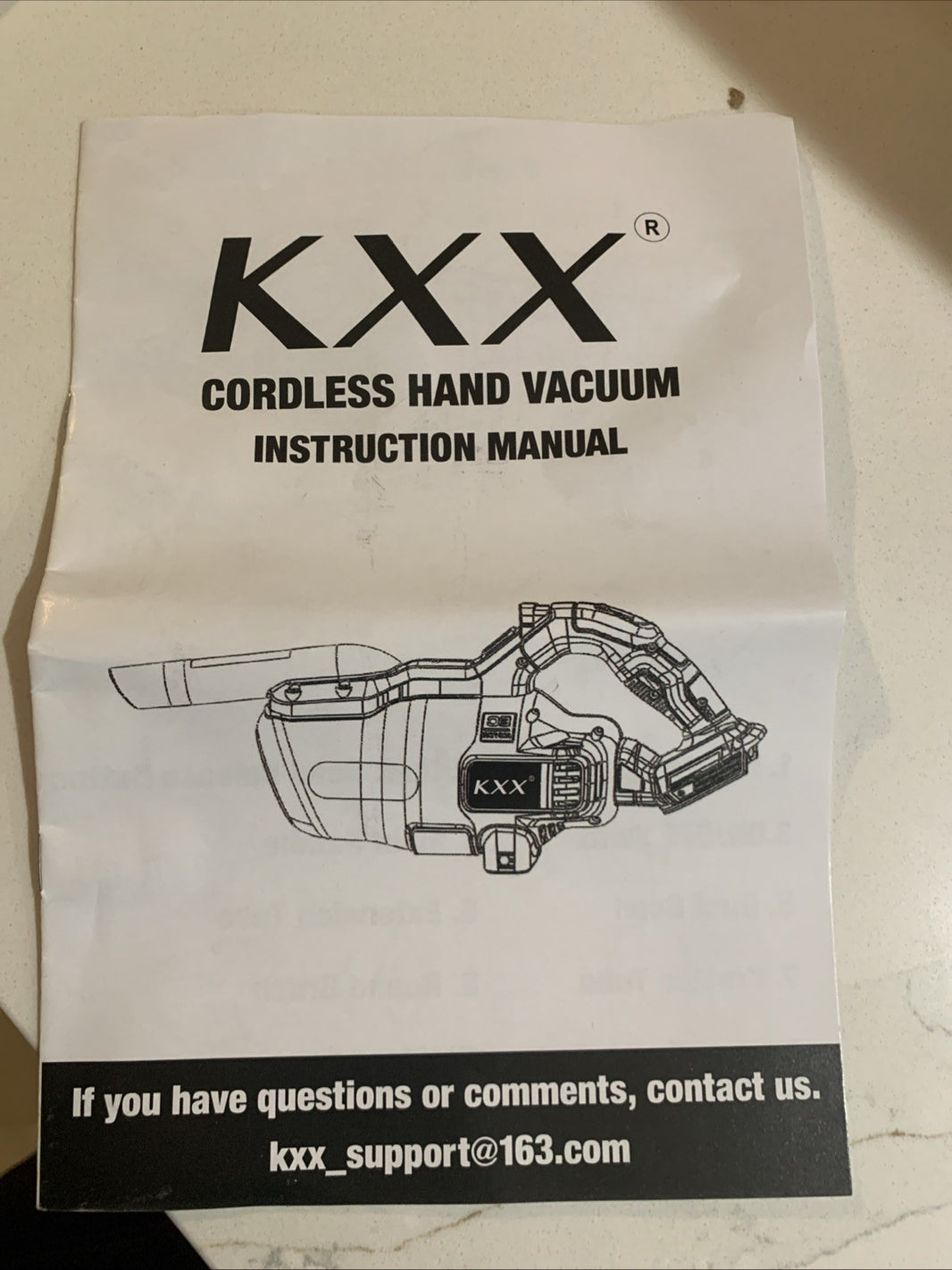 KXX Portable Cordless Vacuum Cleaner, Tool Only0